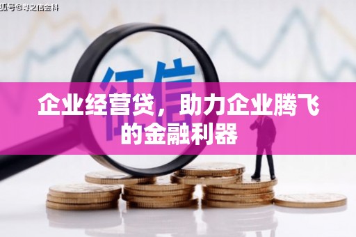 安阳企业经营贷，助力企业腾飞的金融利器