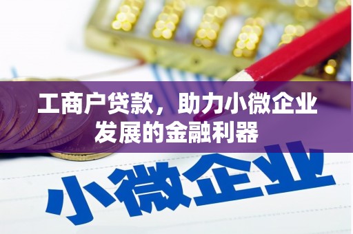 安阳工商户贷款，助力小微企业发展的金融利器