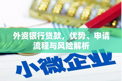 安阳外资银行贷款，优势、申请流程与风险解析