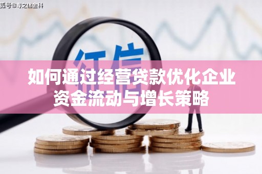 安阳如何通过经营贷款优化企业资金流动与增长策略