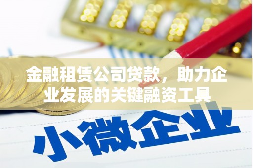 安阳金融租赁公司贷款，助力企业发展的关键融资工具
