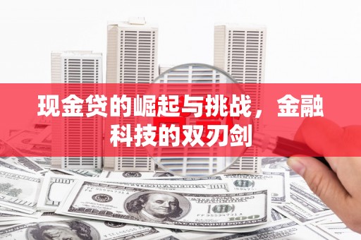 安阳现金贷的崛起与挑战，金融科技的双刃剑