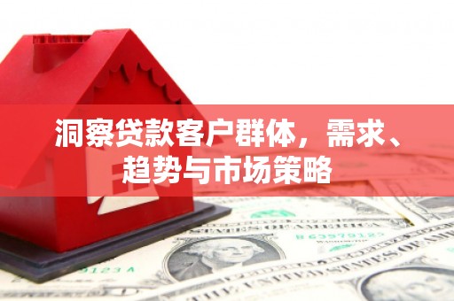 安阳洞察贷款客户群体，需求、趋势与市场策略