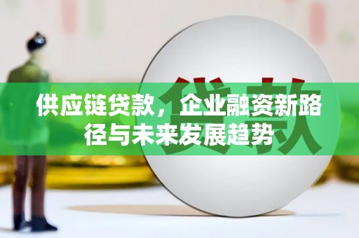 安阳供应链贷款，企业融资新路径与未来发展趋势