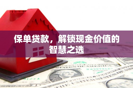 安阳保单贷款，解锁现金价值的智慧之选