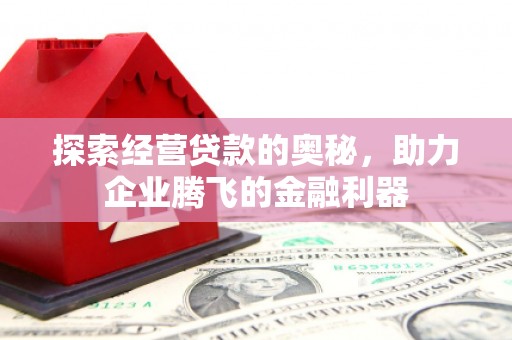 安阳探索经营贷款的奥秘，助力企业腾飞的金融利器