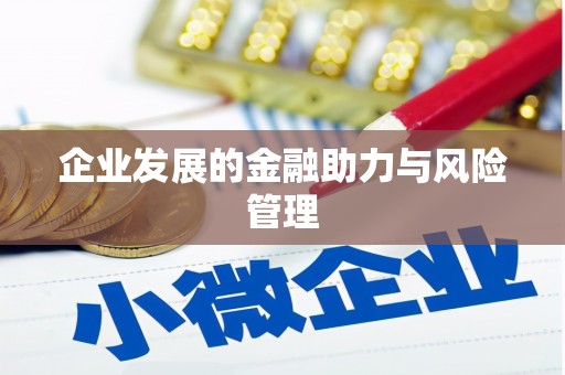 安阳企业发展的金融助力与风险管理