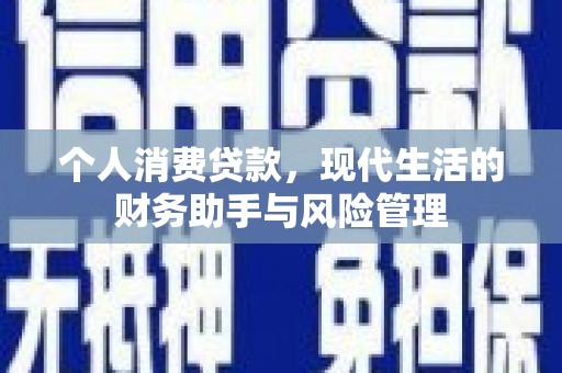 安阳个人消费贷款，现代生活的财务助手与风险管理