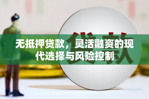 安阳无抵押贷款，灵活融资的现代选择与风险控制