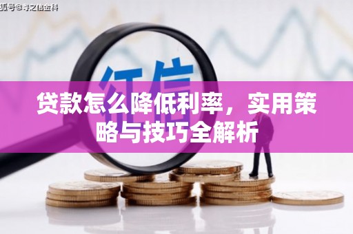 安阳贷款怎么降低利率，实用策略与技巧全解析