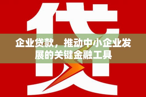 安阳企业贷款，推动中小企业发展的关键金融工具