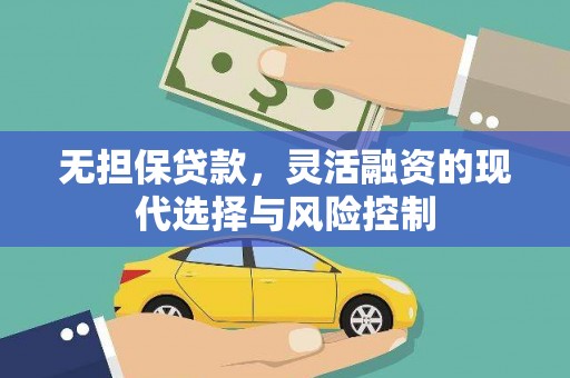 安阳无担保贷款，灵活融资的现代选择与风险控制