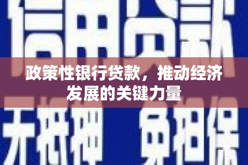 安阳政策性银行贷款，推动经济发展的关键力量