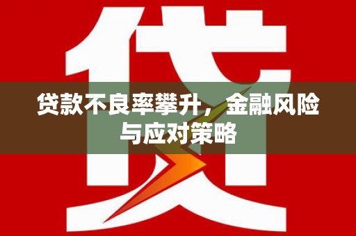 安阳贷款不良率攀升，金融风险与应对策略