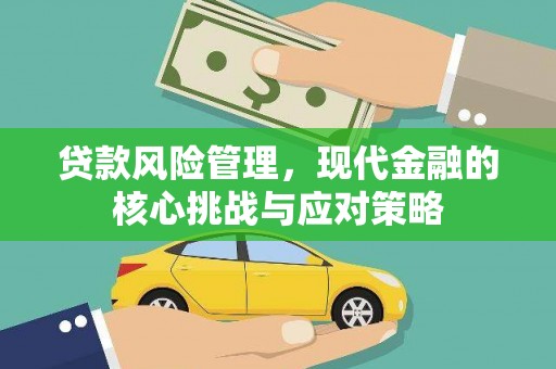 安阳贷款风险管理，现代金融的核心挑战与应对策略