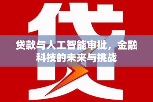 安阳贷款与人工智能审批，金融科技的未来与挑战