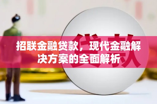 安阳招联金融贷款，现代金融解决方案的全面解析
