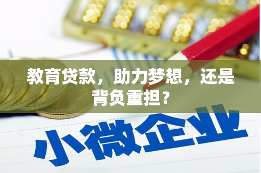 安阳教育贷款，助力梦想，还是背负重担？