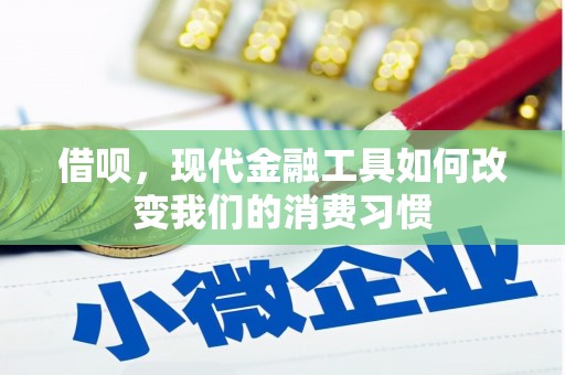 安阳借呗，现代金融工具如何改变我们的消费习惯