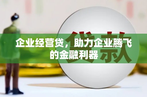 安阳企业经营贷，助力企业腾飞的金融利器