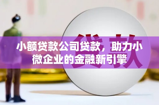 安阳小额贷款公司贷款，助力小微企业的金融新引擎