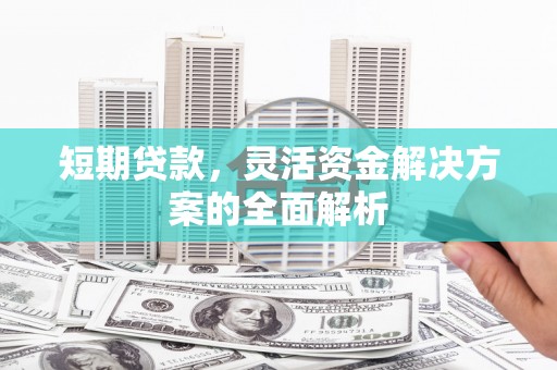 安阳短期贷款，灵活资金解决方案的全面解析