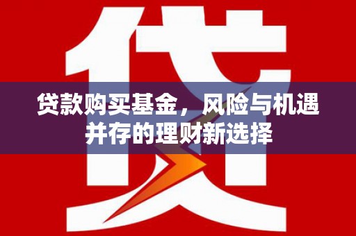 安阳贷款购买基金，风险与机遇并存的理财新选择