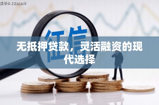 安阳无抵押贷款，灵活融资的现代选择