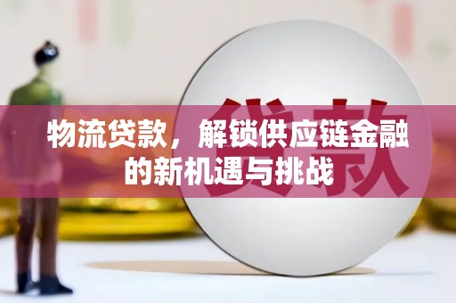 安阳物流贷款，解锁供应链金融的新机遇与挑战