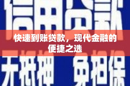安阳快速到账贷款，现代金融的便捷之选