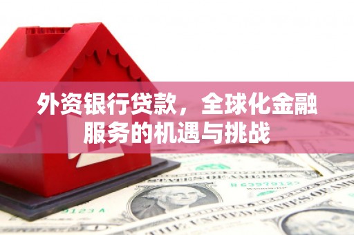 安阳外资银行贷款，全球化金融服务的机遇与挑战