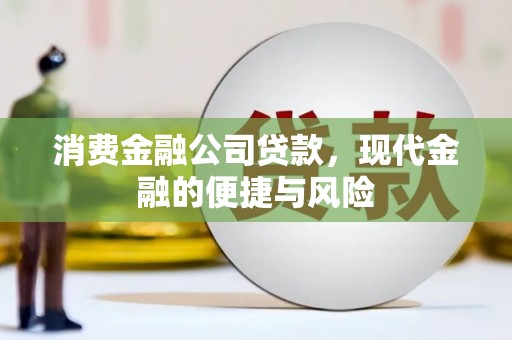 安阳消费金融公司贷款，现代金融的便捷与风险