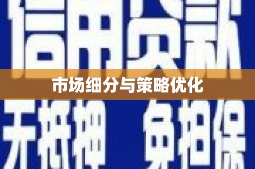 安阳市场细分与策略优化